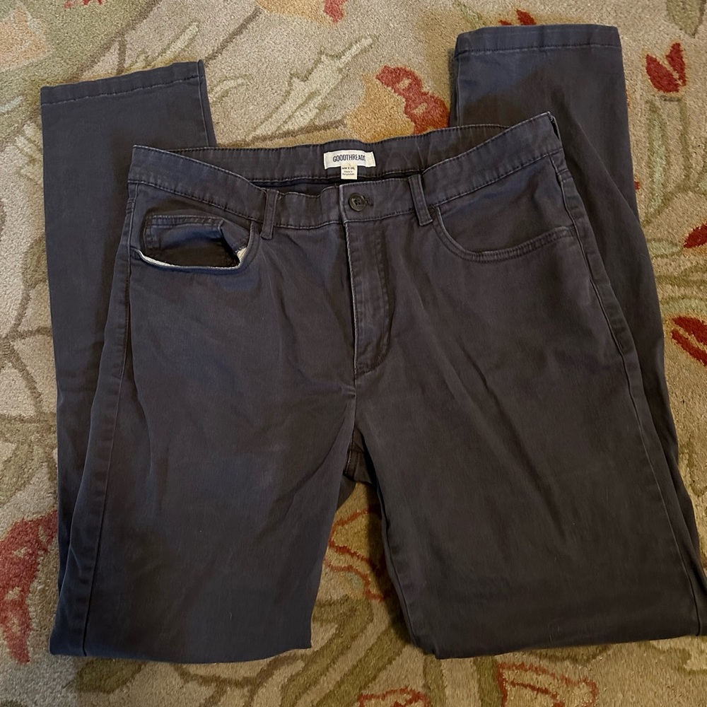 Goodthreads Dark Gray Men's Pants 34x34